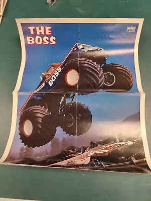1988 Four Wheeler THE BOSS  Monster Truck Poster • $0.99