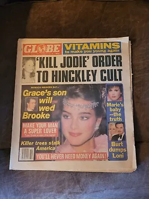 Globe October 19 1982 Jodie Foster Marie Osmond Brooke Shields Burt Reynolds • £17.69