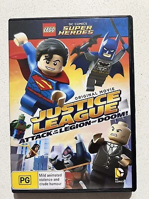 ** LEGO Justice League Attack Of The Legion Of Doom DVD 2015 R4 No Scratches • $4.85