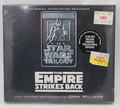 STAR WARS  EMPIRE STRIKES BACK  - 2 CD SET - Soundtrack - Lt. Ed. Case - NEW • $37.99