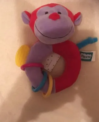 Ringalings Soft Multi Sensory Cheeky Monkey Teething Ring Suitable From Birth • £4.99
