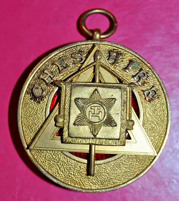 Cheshire Past Provincial Grand Standard Bearer Chapter Jewel Masonic • £20