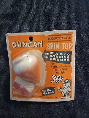 Duncan Beginners Spin Top No. 1311 Orange And White NIB NOS Vintage  • $30