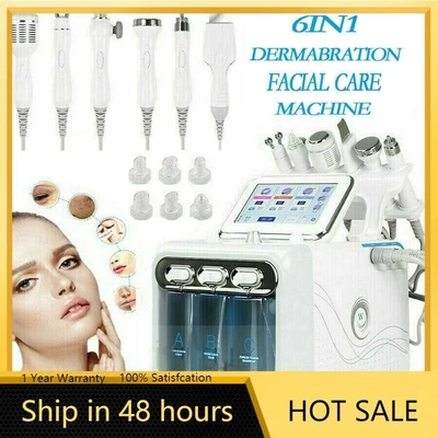 $195.99 • Buy 6-in-1 Hydro Facial Spa Skin Cleansing Dermabrasion Oxygen Spray Beauty Machine