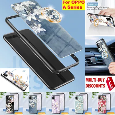 For Oppo A91 A54 A52 A73 A74 5G 4G Magnetic Shockproof TPU Case Ring Stand Cover • $11.29