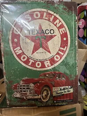 Texaco Nostalgic Tin Metal Sign 17 ×12  Mancave Wall Decor Brand New Texaco  • $16.99