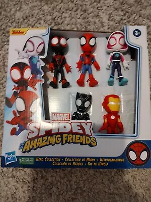 Marvel Spidey And His Amazing Friends 5 Piece Hero Collection 4-Inch Figure Set • £20