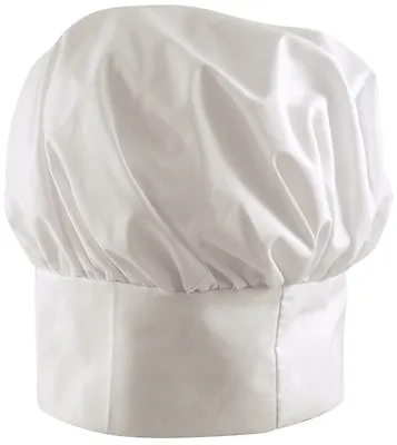 Chef Tall Hat White Adult Unisex Professional Chefs Hat Fancy Dress Accessory • £2.99