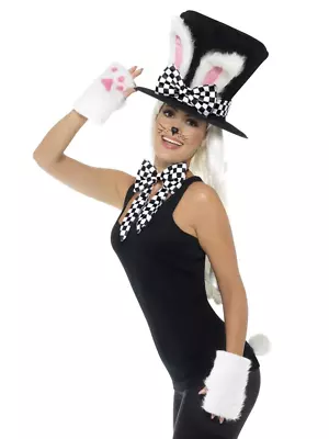 Tea Party March Hare Kit Halloween Party Fancy Dress Costume Accessory • $20.19