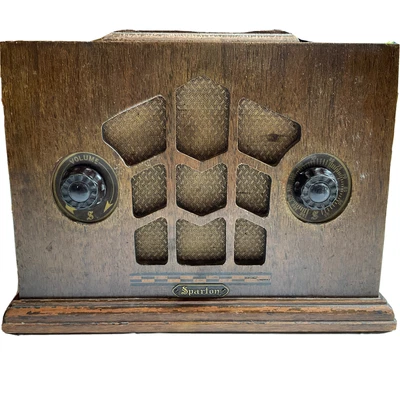 $399.99 • Buy Vintage Sparton Model 57 Wooden Tube Radio Rare Model Working Am Vacuum Tubes