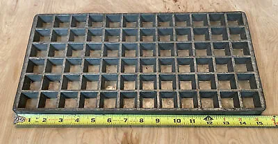 Commercial Chocolate Candy/Cordial Mold- (72) 1” X 1” Cavities • $30