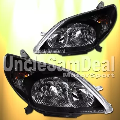$213.99 • Buy For 03-08 Toyota Matrix Clear Black Housing Oe Style Headlights Direct Fit Pair