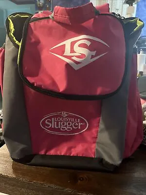 Pink Louisville Slugger Softball Bag Good Used Condition Cute Girls Nice Zipper • $15