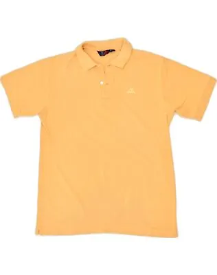 KAPPA Mens Polo Shirt Medium Orange Cotton WO58 • £8.03