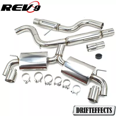 For VW Golf GTI MK7 2015-17 2.0L Turbocharged Rev9 Cat-Back Muffler Exhaust Kit • $420