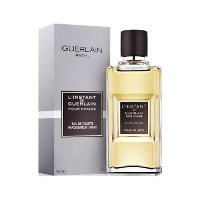 Vintage L'instant De Guerlain Pour Home Eau De TOILETTE Spray For Men 100ml • $169