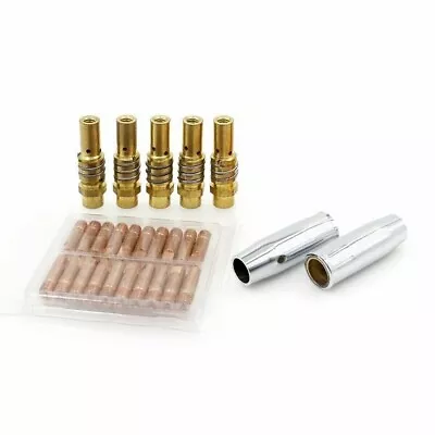 High Grade MIG Welding Contact Tips 16 Piece Set 0 6mm 1 2mm Options Available • £11.95