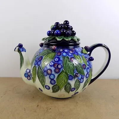 J. McCall Blue Sky Blueberry Teapot • $45