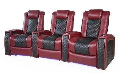 Fusion Collection Home Theater Seating Landmark-1021 Motorized Recliners • $3595