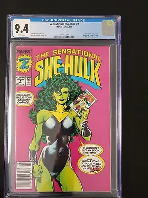 The Sensational She Hulk #1 CGC Graded 9.4 Marvel Comics 05/89 White Pages • $40