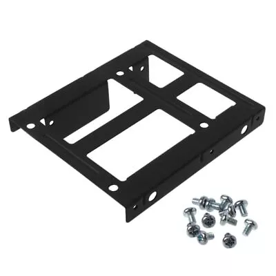 LaptopDual 2.5  To 3.5  Hard Drive Bay 2 X 2.5  To 3.5  HDD SSD Mounting Bracket • £6.22