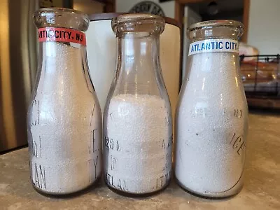 TREP Atlantic City Pint Milk Bottle Collection Prices Dairy NJ New Jersey • $24.99