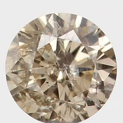 Natural Loose Diamond Round Brown Color I2 Clarity 2.80X1.70 MM 0.08 Ct N7363 • $40.99