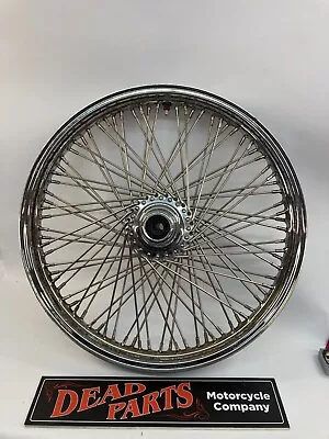 Harley 21x2.15 Single Disc Wideglide 80 Spoke FXST FXWG FXDWG Front Wheel Rim • $180