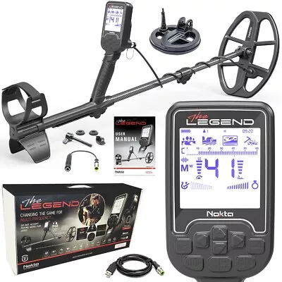 2 COIL Nokta Legend  Next Generation  Multi-Frequency Waterproof Metal Detector • $595