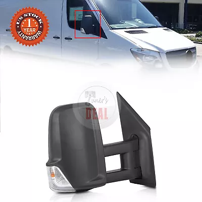 For 19-23 Sprinter Long Arm Door Mirror W/Power Heated Signal Passenger Side RH • $119.66