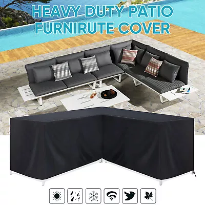 Waterproof Outdoor Furniture Cover Sofa Patio Rain UV Dust Protector L-Shaped AU • $28.88