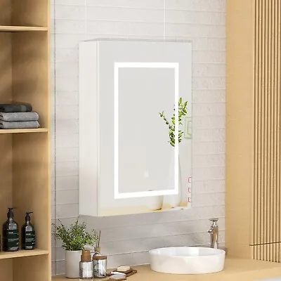 LED Lighted Medicine Cabinet W/ Mirror Wall-mounted Bathroom Cabinet Touch Senor • $99.99