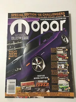 Mopar Collector's Guide MCG May 2008 Magazine Back Issue • $9.10