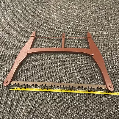 Vintage Antique Wooden Bow Buck Saw 22” Blade • $31.92