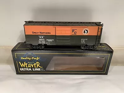 Weaver 3-rail Great Northern 40’ Ps-1 Boxcar! O Scale Freight Train Gn • $49.99