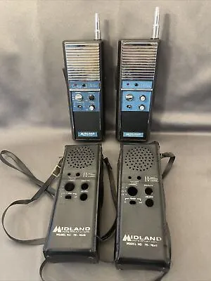 Lot Of 2 Midland International Hand Held CB Radio 75-764B 5-Watt 3-Channel • $60