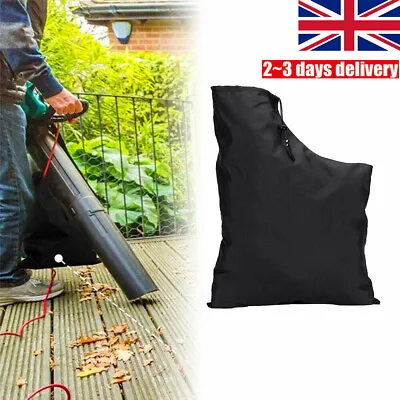 £5.79 • Buy Garden Leaf Blower Bag Shredder Collection Sack Vacuum Storage Replacement Black