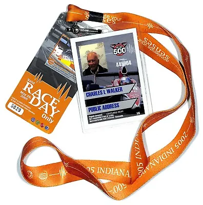 2005 Indy 500 IMS Media / Public Address Pit ID Badge Racing Race Indianapolis • $24.99