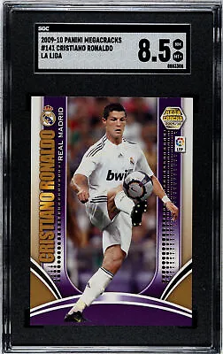 2009 2010 Panini Megacracks Mgk C. Ronaldo 141 Oro Rookie Real Madrid Sgc 8.5  • $299