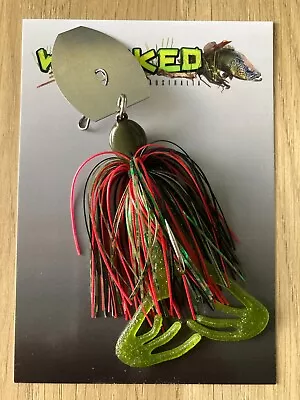 WHACKED LURES AUS ~ 1/2oz TOAD CHATTERBAIT ~ NATURAL PERCH • $12.99