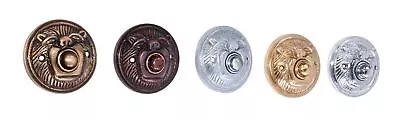 £42.99 • Buy “Lambeth Hall” Round Lion Bell Push Vintage Door Classic Door Bell In 5 Finishes