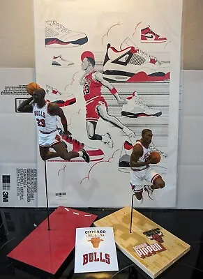 Upper Deck Pro Shots Michael Jordan IV Scottie Pippen McFarlane Air Jordan Print • $170