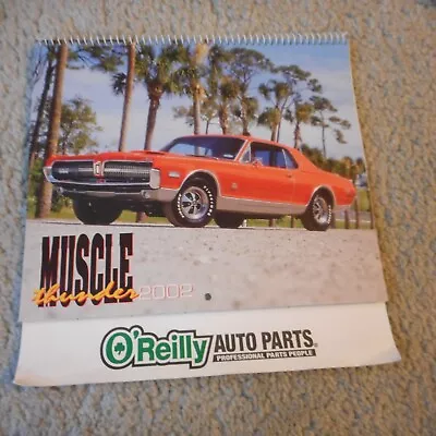 O'Reilly Auto Parts Muscle Car Calendar 2002 • $5.99