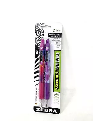 Z-Grip Ballpoint Pens Pink Zebra: Stylish Writing Essentials • $5.99