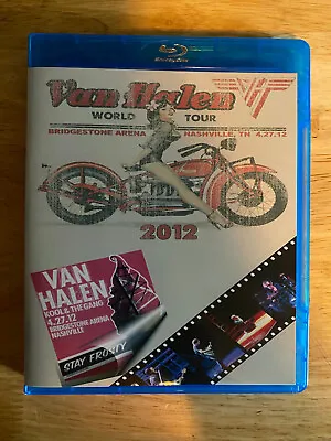 Van Halen - Live In Nashville 2012 Blu-ray Eddie Edward David Lee Roth • $16.55