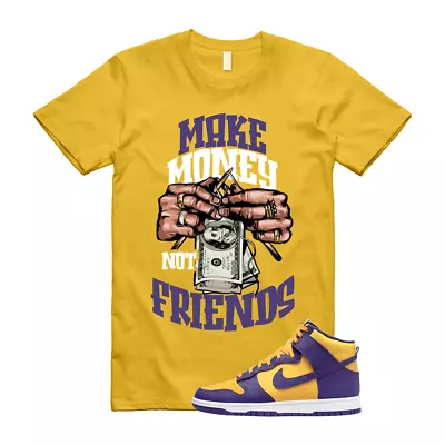 MM T Shirt To Match Dunk High Purple Yellow Court Gold Home Away 95 Lebron • $26.99