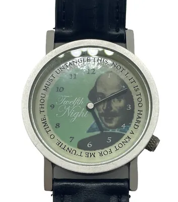 Tempus Fugit William Shakespeare Twelfth Night Quote Literary Novelty Gift Watch • $31.99