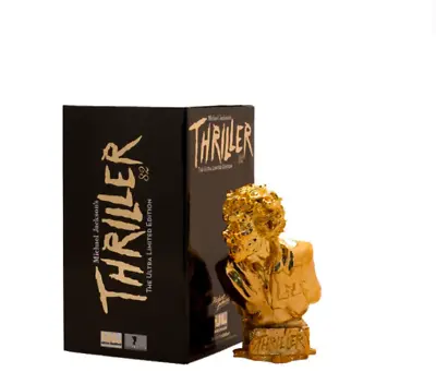 Michael Jackson Original Thriller Limited Number Ultra Gold Statue In Box 35/82 • $599