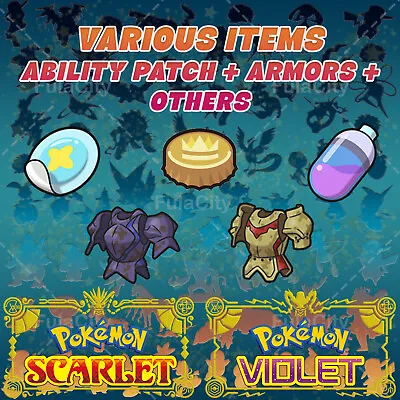 $3.99 • Buy Items (any)✨ability Patch | Aspicious Malicious Armor  ✨pokemon Scarlet & Violet