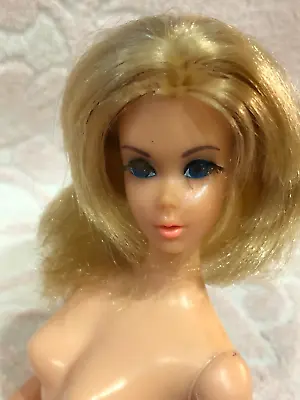 Busy Hands Barbie DOLL Vtg 70s Mod Era TNT Waist Blonde Rooted Lashes L@@K! • $38